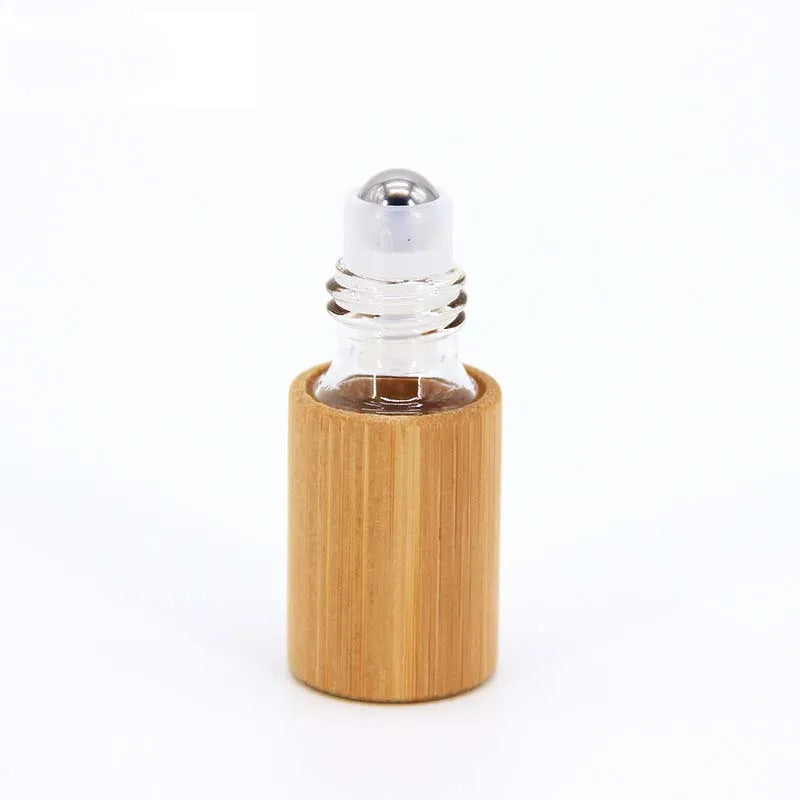 Bamboo Roller Bottle – 3/5/10ml Refillable Perfume & Oil Bottle