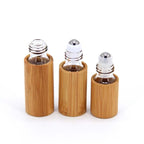 Bamboo Roller Bottle – 3/5/10ml Refillable Perfume & Oil Bottle
