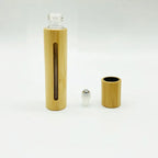 5–10ml Bamboo Perfume Roller Bottle – Refillable Oil & Aromatherapy Container