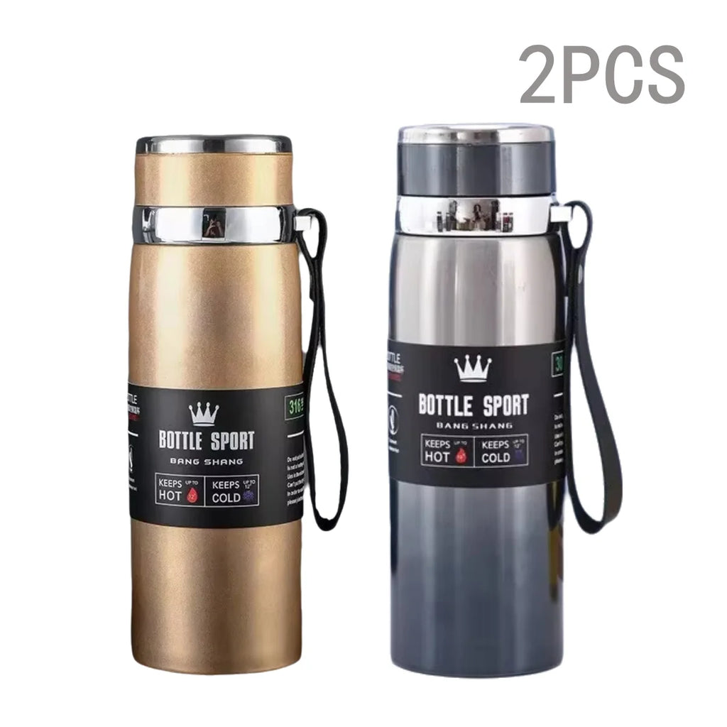 1000ml Stainless Steel Vacuum Flask – Insulated Thermal Water Bottle