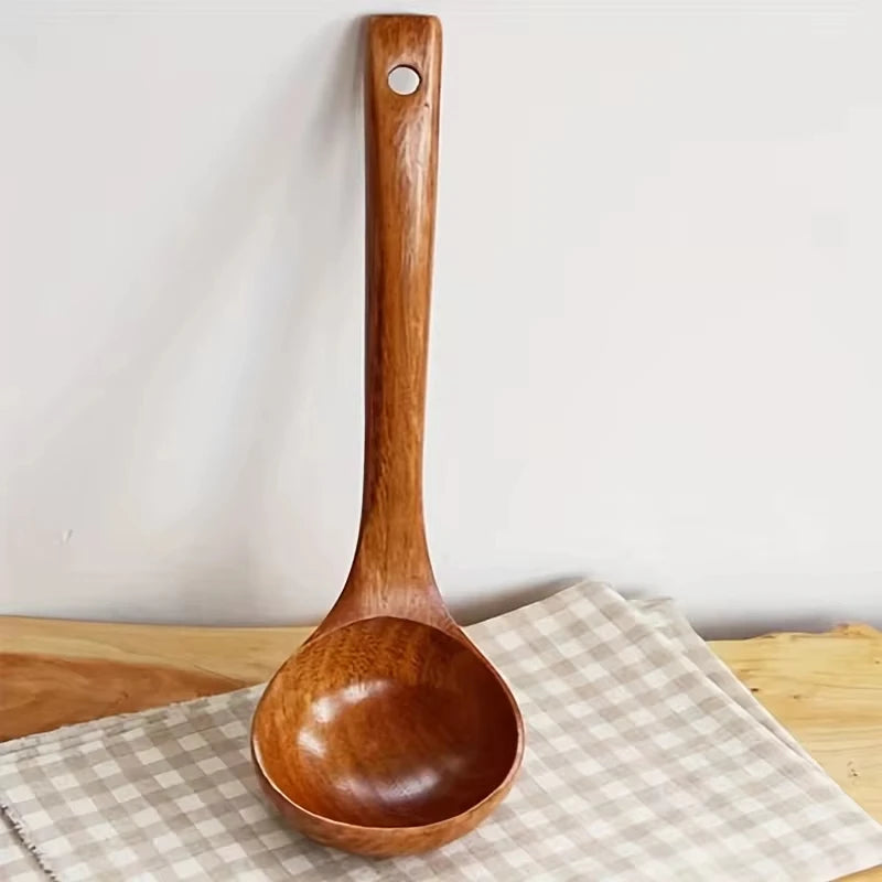 Daily Use Wooden Soup Ladle