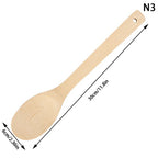 Bamboo Non-Stick Cooking Spatula & Rice Spoon | Heat-Resistant Kitchen Tool