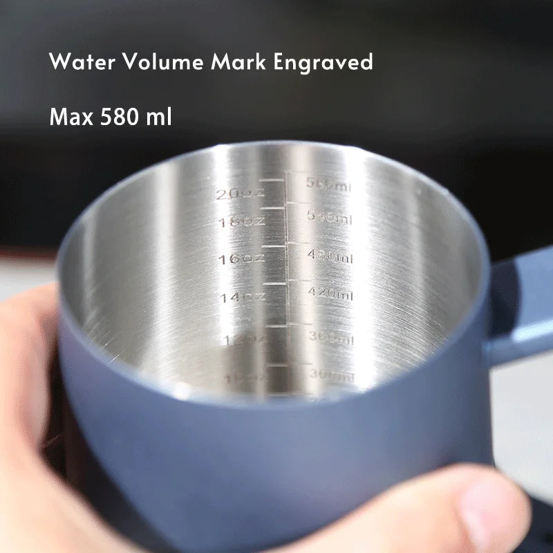 304 Stainless Steel 600ml Gooseneck Pour-Over Kettle