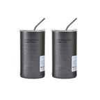 600ml Stainless Steel Insulated Coffee Mug with Straw