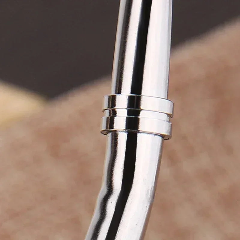 4pcs Stainless Steel Yerba Mate Straws with Cleaning Brush – Reusable Tea Bombilla