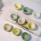 Natural Crystal Quartz Degaussing and Healing Bowl