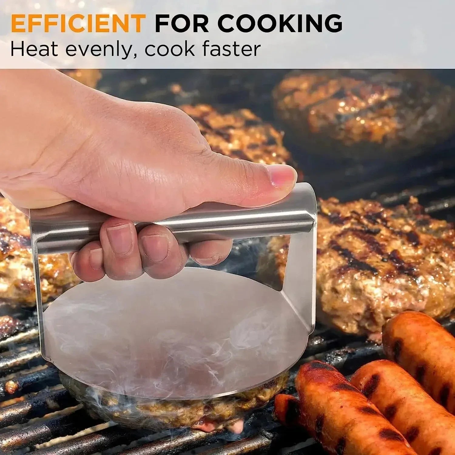 Stainless Steel Hamburger Press / Meat Patty Maker