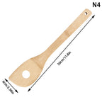 Bamboo Non-Stick Cooking Spatula & Rice Spoon | Heat-Resistant Kitchen Tool