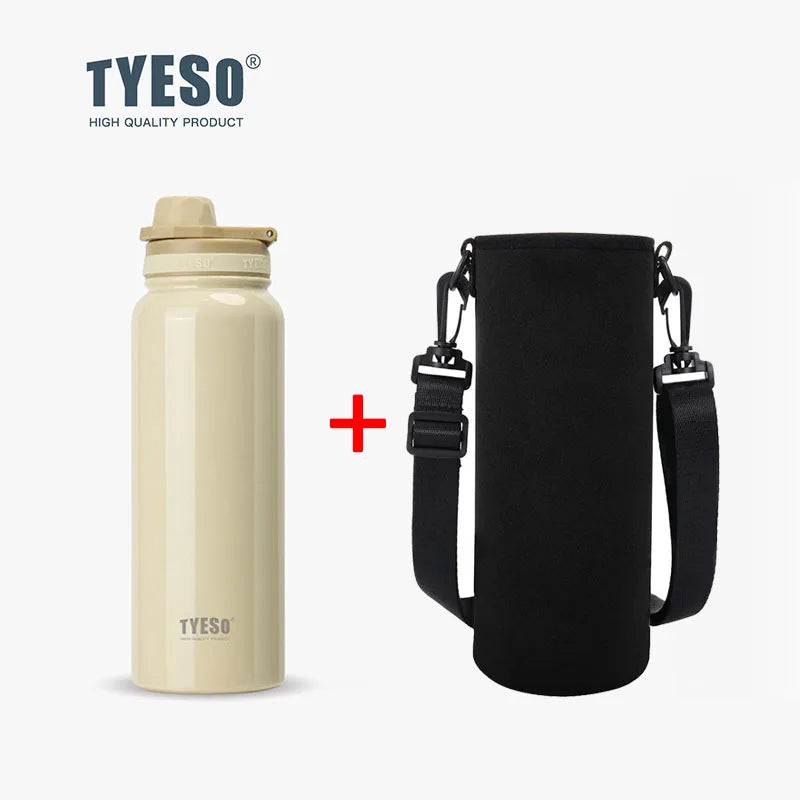 TYESO Stainless Steel Thermal Bottle – Insulated Sport Tumbler