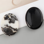 Natural Amethyst & Rose Quartz Worry Stone (Meditation & Relaxation)