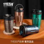 TYESO 400/500ml Stainless Steel Vacuum Flask – Insulated Coffee & Water Bottle