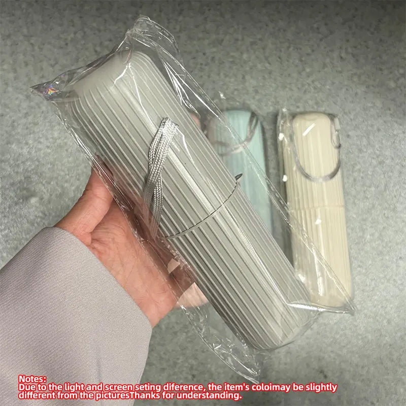 Portable Toothbrush & Toothpaste Travel Holder – Bathroom Organizer