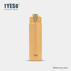 TYESO 600/750ML Stainless Steel Thermos Bottle with Straw – Insulated Sports Mug