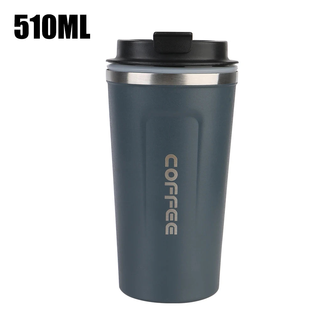 380/510ML Leak-Proof Stainless Steel Travel Coffee Thermos Mug