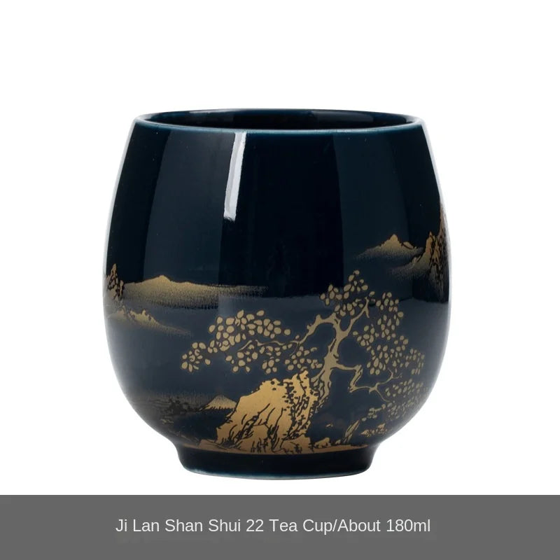 Jilan Ceramic Master Teacup (Japanese-Style, 180ml)