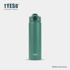 TYESO 600/750ML Stainless Steel Thermos Bottle with Straw – Insulated Sports Mug