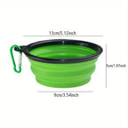 Portable Silicone Folding Dog Bowl for Travel