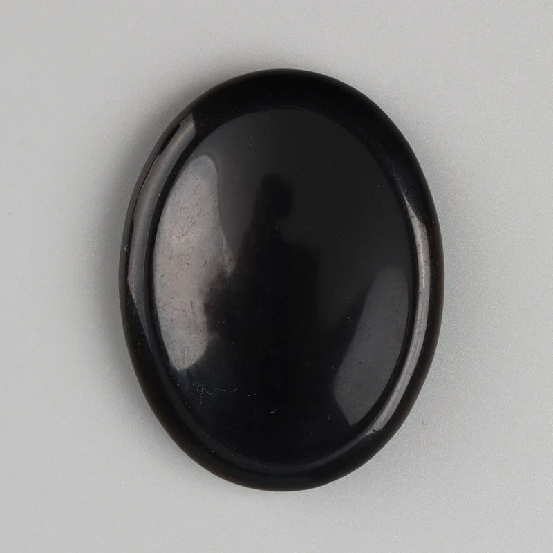 Natural Amethyst & Rose Quartz Worry Stone (Meditation & Relaxation)