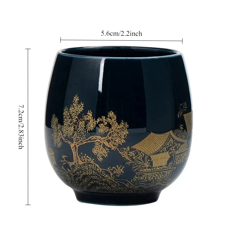 Jilan Ceramic Master Teacup (Japanese-Style, 180ml)