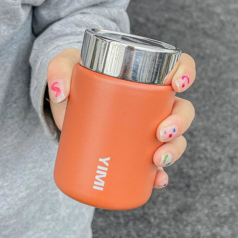 Mini Stainless Steel Insulated Cup – Portable Coffee Mug for Girls