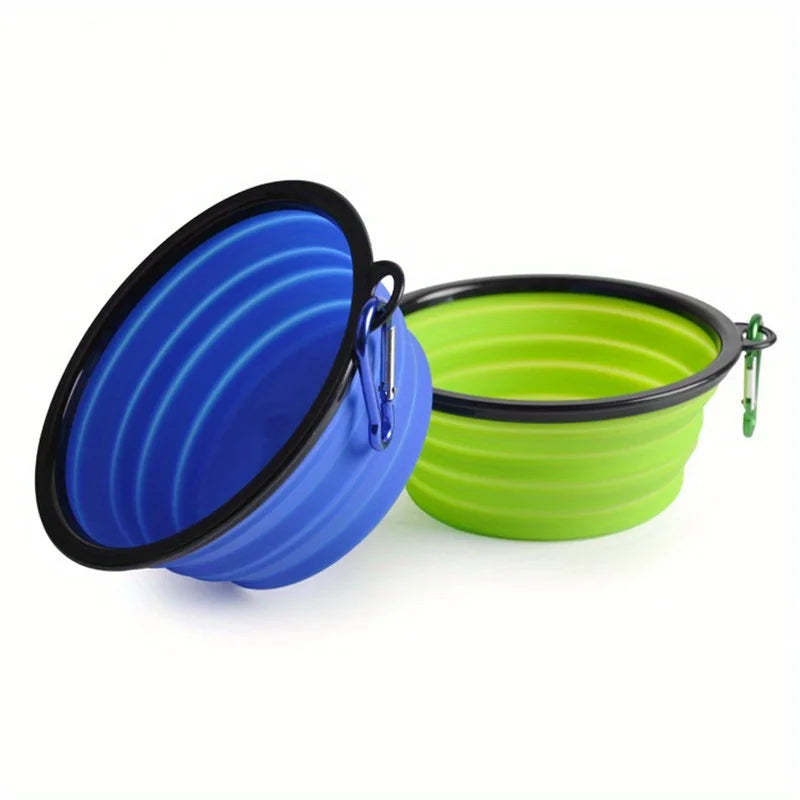 Portable Silicone Folding Dog Bowl for Travel