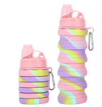 Collapsible Silicone Travel Cup with Hanging Hole