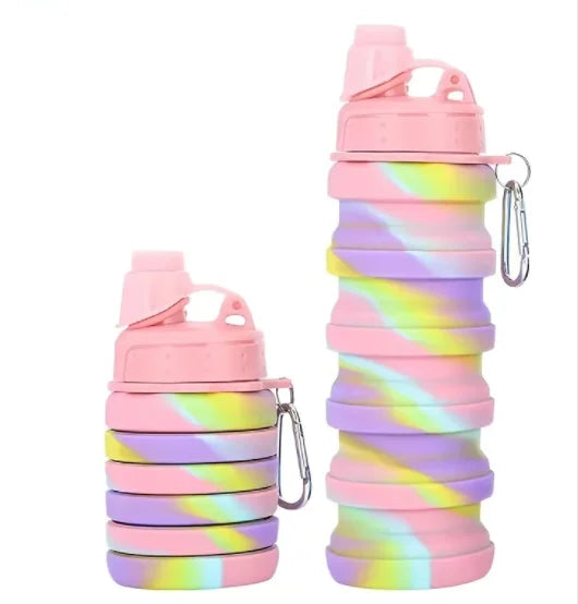 Collapsible Silicone Travel Cup with Hanging Hole