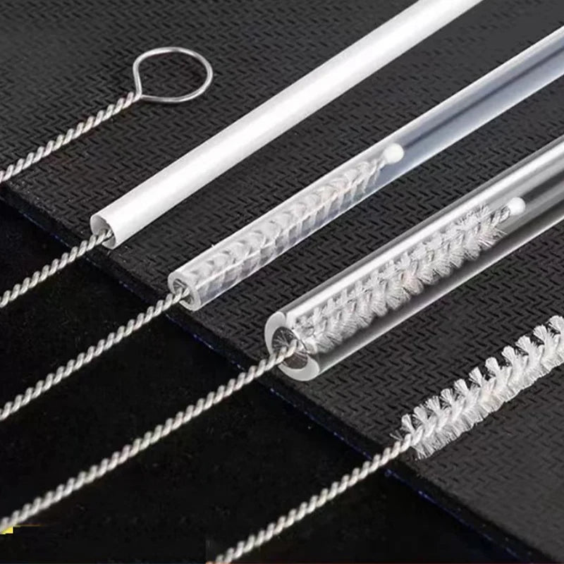 11-Piece Bottle Cleaning Brush Set – Reusable Nylon & Stainless Steel Tools