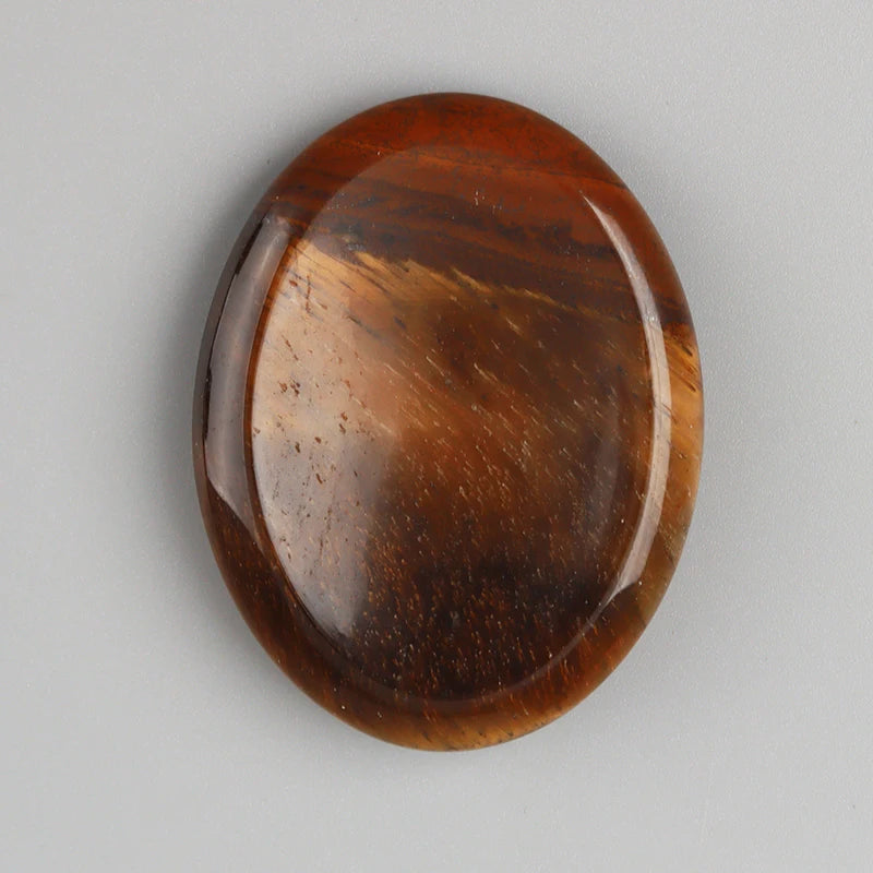 Natural Amethyst & Rose Quartz Worry Stone (Meditation & Relaxation)