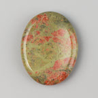 Natural Amethyst & Rose Quartz Worry Stone (Meditation & Relaxation)