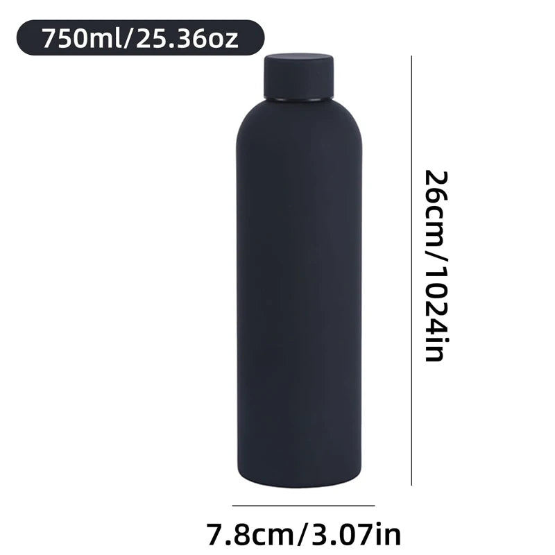 500/750ML Stainless Steel Thermos – Double-Wall Sports Water Bottle