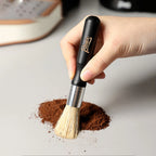 Retro Solid Wood Coffee Grinder Brush.