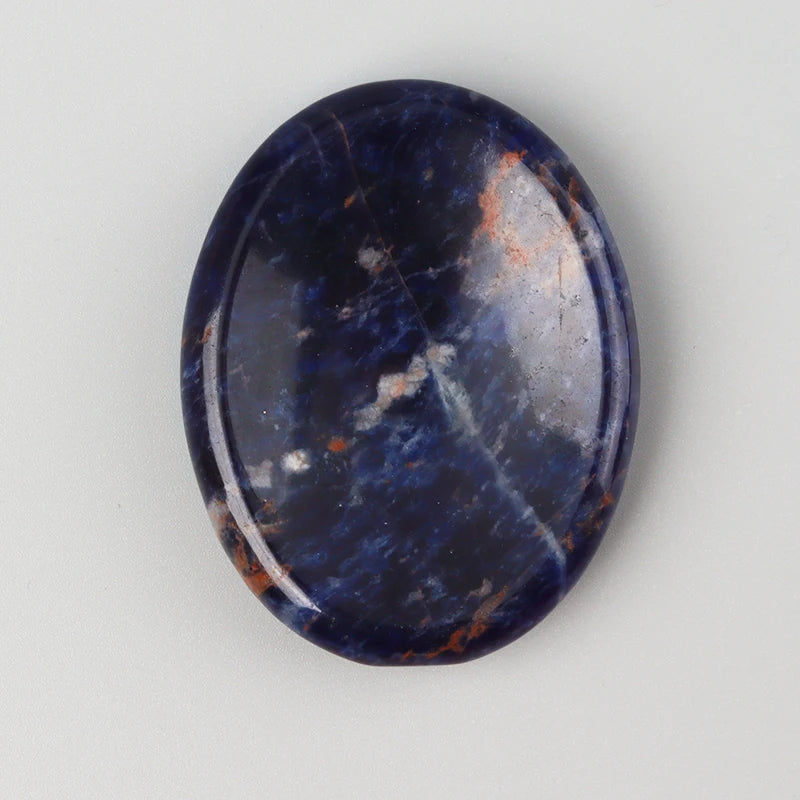 Natural Amethyst & Rose Quartz Worry Stone (Meditation & Relaxation)