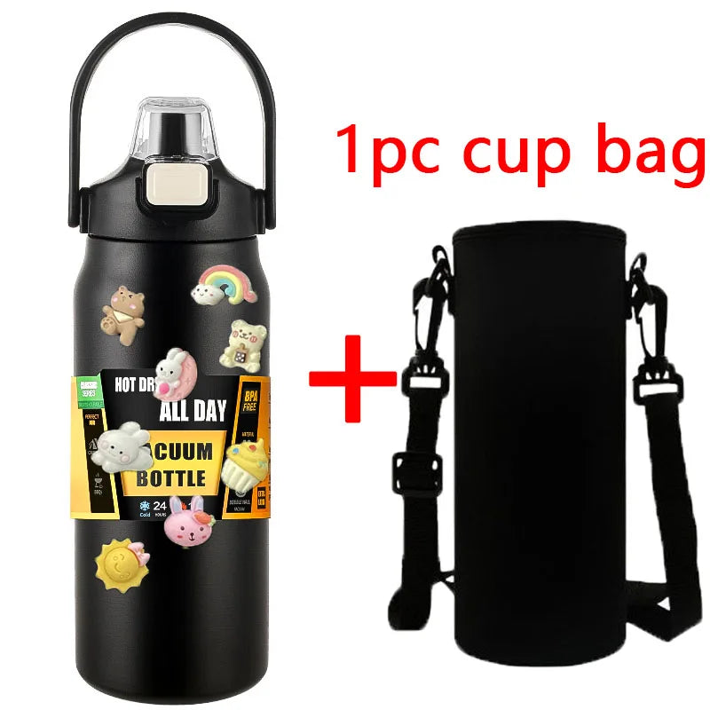 1.5L Stainless Steel Vacuum Thermos – Large Capacity Insulated Bottle