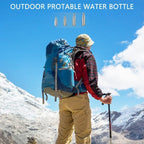 0.75/1L Stainless Steel Outdoor Water Bottle – Leakproof Camping & Hiking Canteen