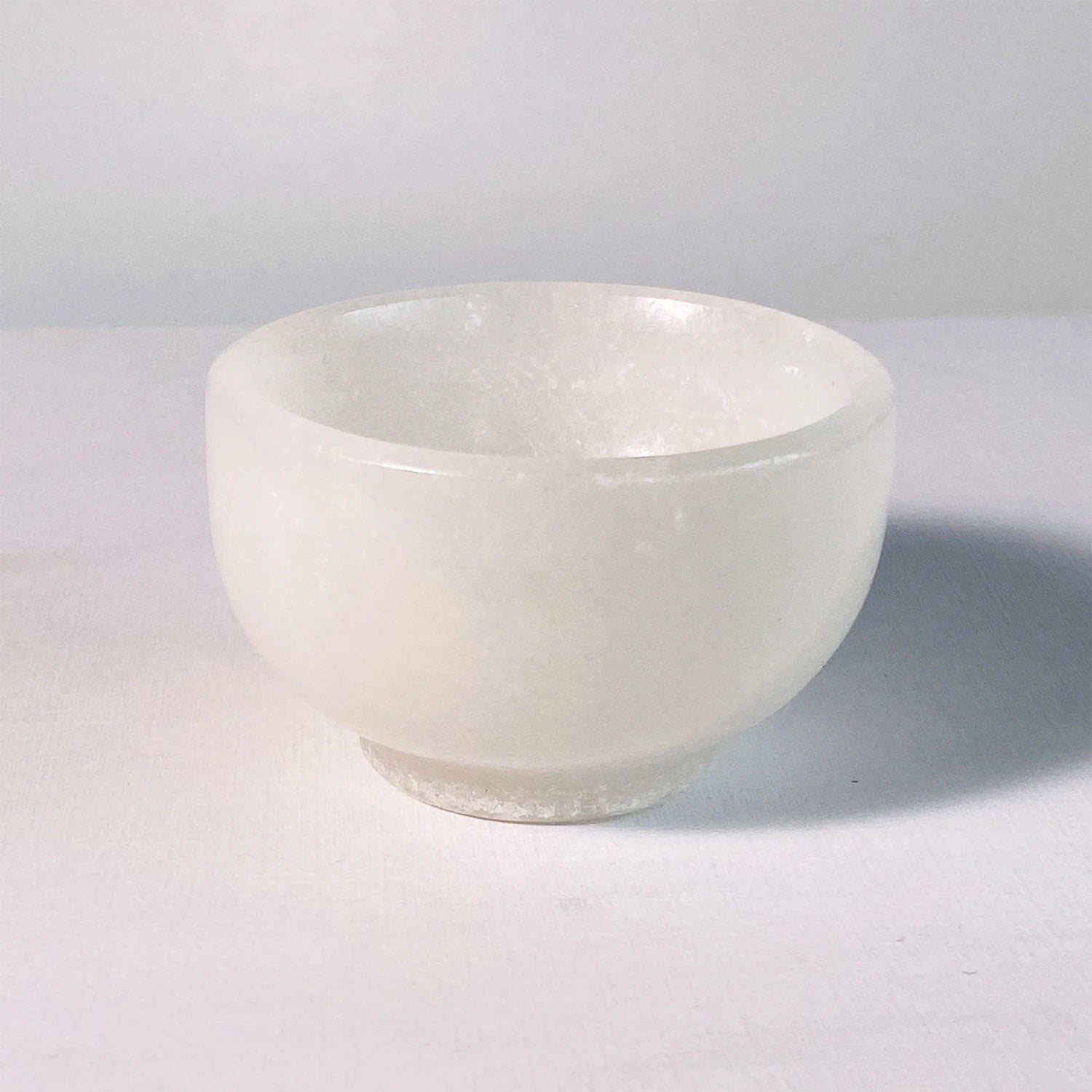 Natural Crystal Quartz Degaussing and Healing Bowl