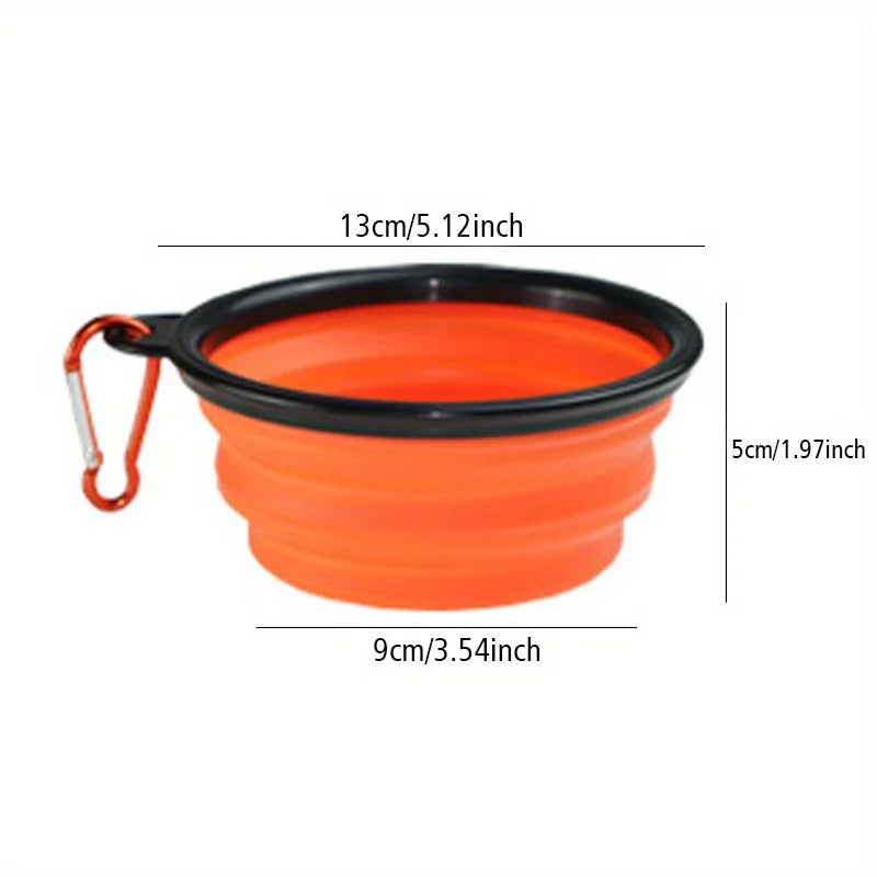 Portable Silicone Folding Dog Bowl for Travel
