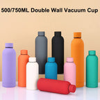 500/750ML Stainless Steel Thermos – Double-Wall Sports Water Bottle