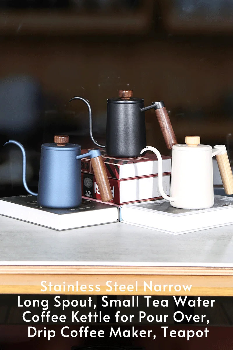 304 Stainless Steel 600ml Gooseneck Pour-Over Kettle