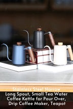 304 Stainless Steel 600ml Gooseneck Pour-Over Kettle