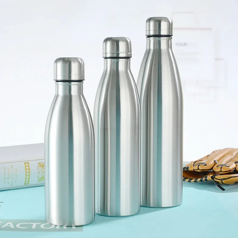 0.75/1L Stainless Steel Outdoor Water Bottle – Leakproof Camping & Hiking Canteen