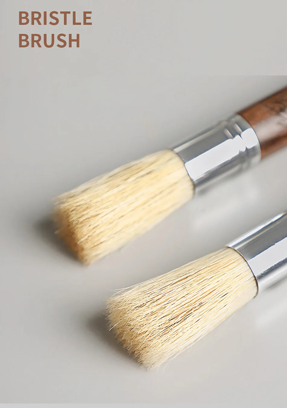 Retro Solid Wood Coffee Grinder Brush.