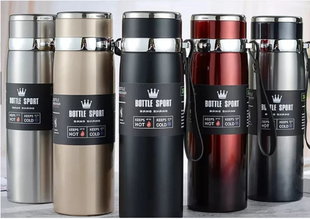 1000ml Stainless Steel Vacuum Flask – Insulated Thermal Water Bottle