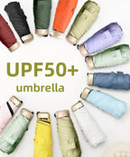 UPF50+ Mini Pocket Umbrella – Portable UV & Rain Protection
