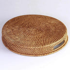 Handwoven Rattan Serving & Storage Basket