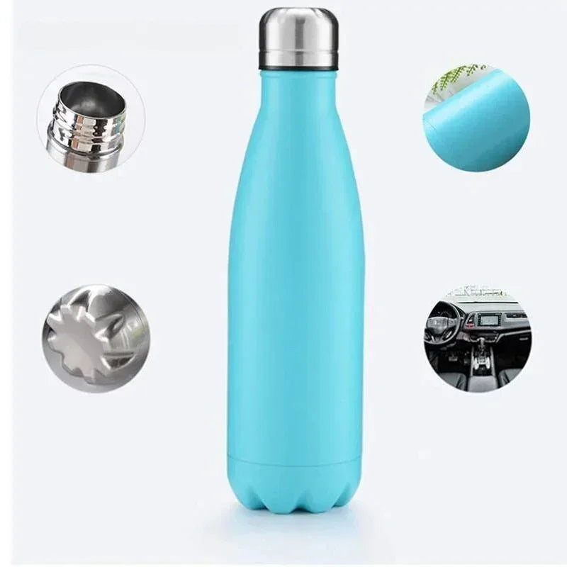 LMHBJY Double Wall Stainless Steel Thermos – 350–1000ml Insulated Water Bottle