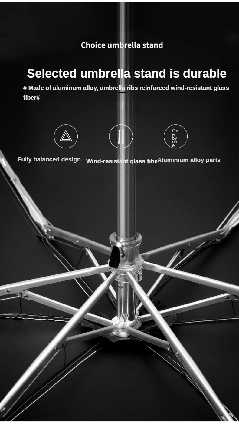 UPF50+ Mini Pocket Umbrella – Portable UV & Rain Protection