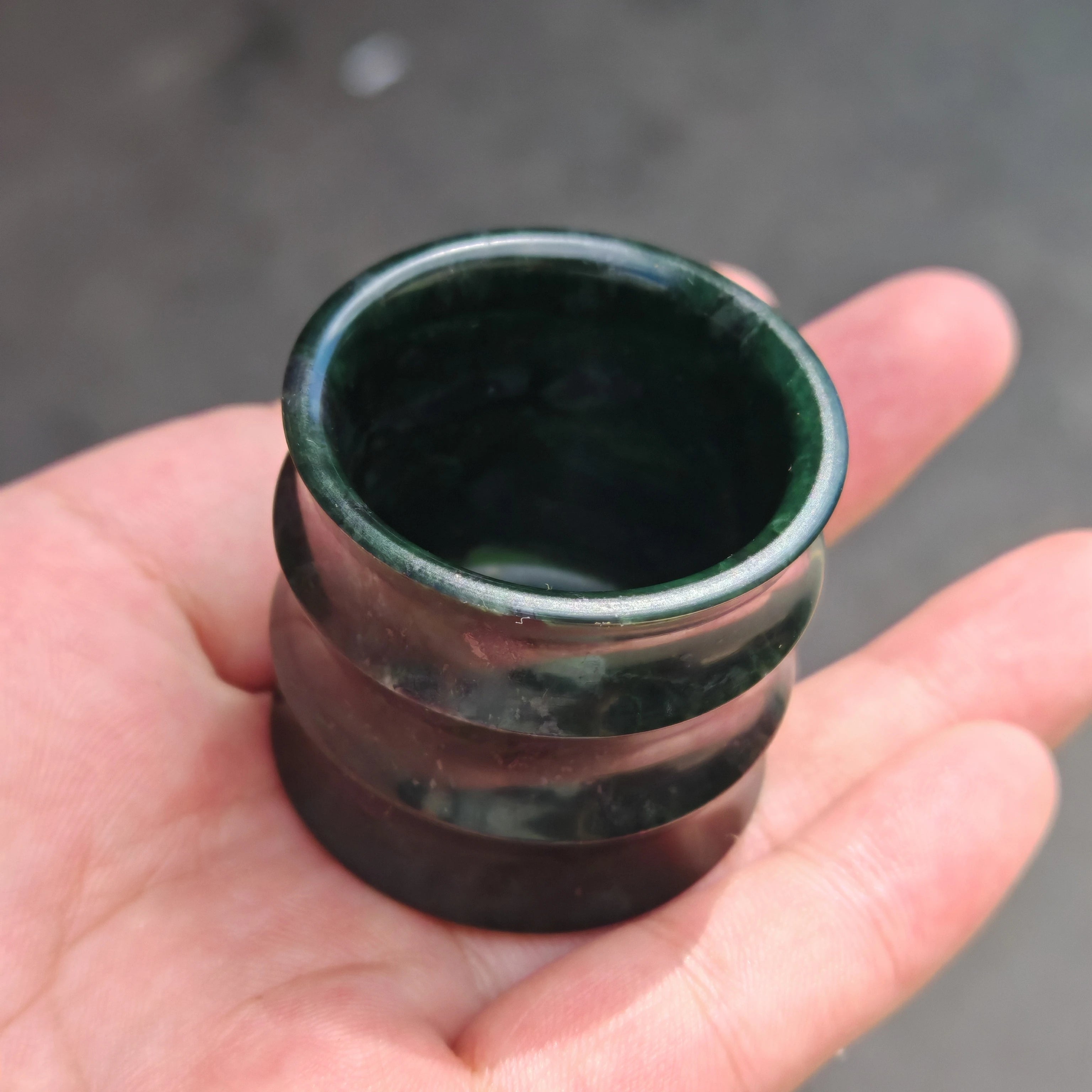 Natural Jade & Stone Master Teacups