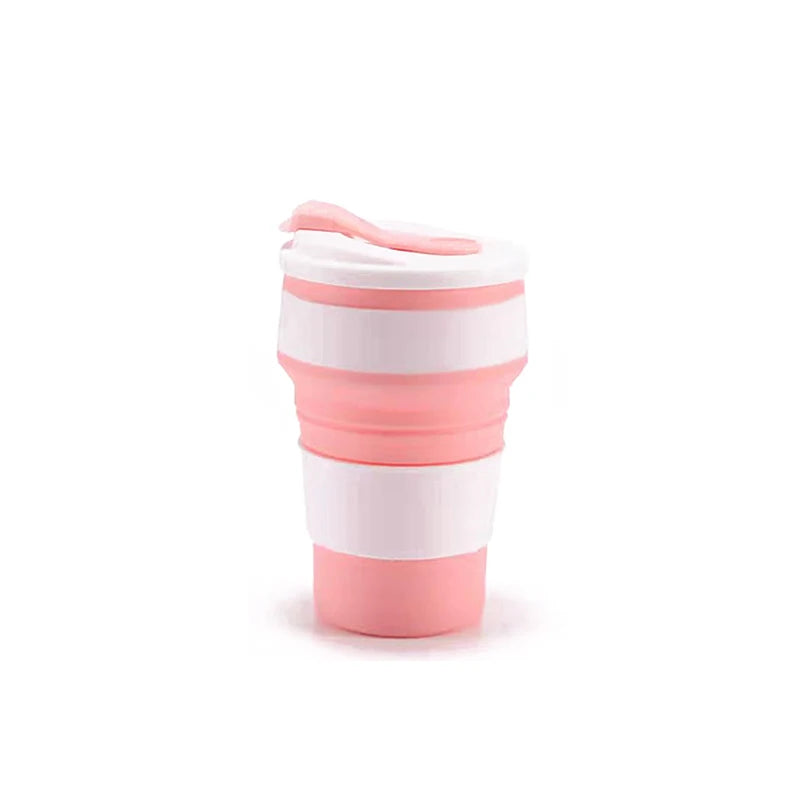 Portable Collapsible Silicone Travel Cups (350ml & 500ml)