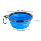 Portable Silicone Folding Dog Bowl for Travel